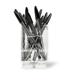 Cabin Acrylic Pen Holder (Personalized)