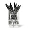 Cabin Acrylic Pencil Holder - FRONT