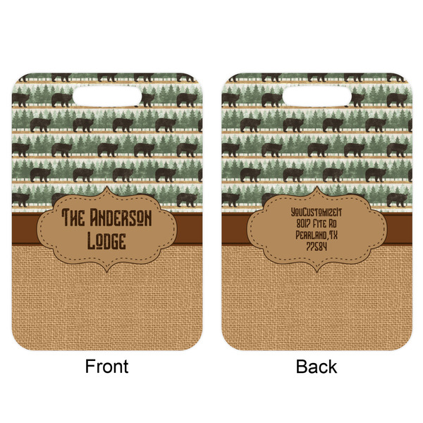 Cabin Aluminum Luggage Tag (Front + Back)