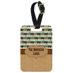 Cabin Metal Luggage Tag w/ Name or Text