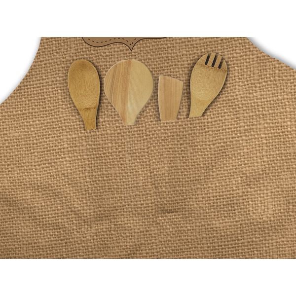 Cabin Apron - Pocket Detail with Props