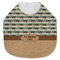 Cabin Jersey Knit Baby Bib w/ Name or Text