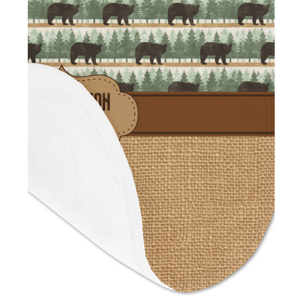 Cabin Baby Bib - AFT detail