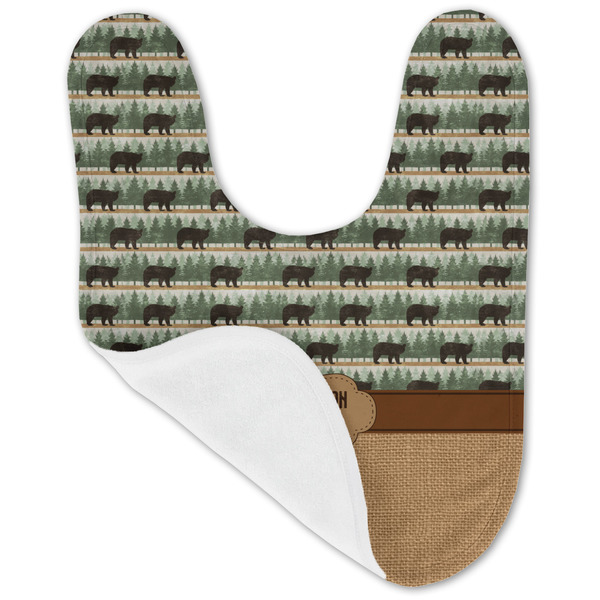 Cabin Baby Bib - AFT folded