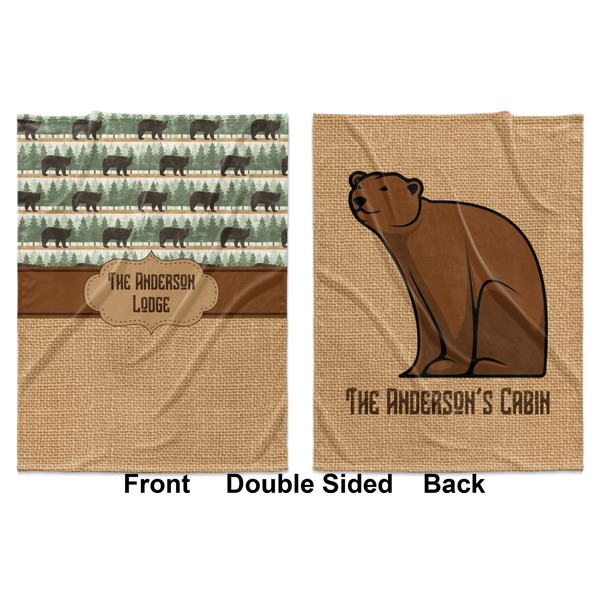 Cabin Baby Blanket (Double Sided - Printed Front and Back)