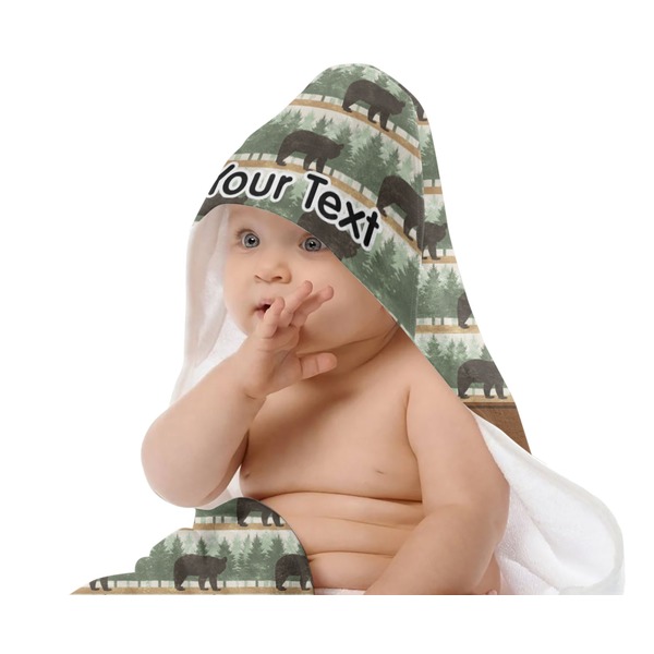 Cabin Baby Hooded Towel on Child