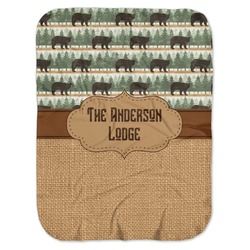 Cabin Baby Swaddling Blanket (Personalized)
