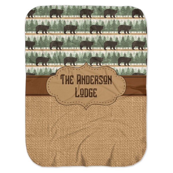 Custom Cabin Baby Swaddling Blanket (Personalized)