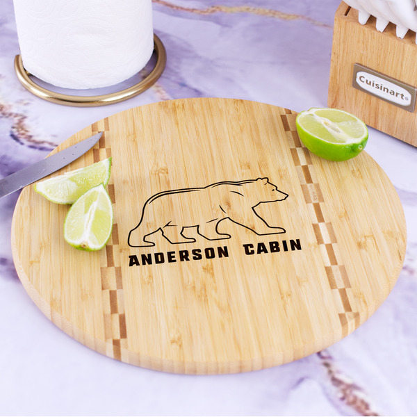 Cabin Bamboo Cutting Board - In Context