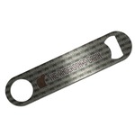 Cabin Bar Bottle Opener - Silver w/ Name or Text