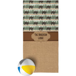 Cabin Beach Towel (Personalized)