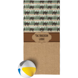 Cabin Beach Towel (Personalized)