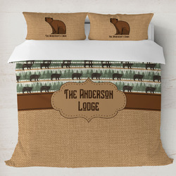 Cabin Duvet Cover Set - King (Personalized)