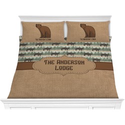 Cabin Comforter Set - King (Personalized)