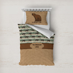 Cabin Duvet Cover Set - Twin (Personalized)