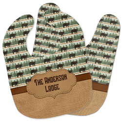 Cabin Baby Bib w/ Name or Text