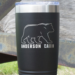 Cabin 20 oz Stainless Steel Tumbler (Personalized)