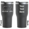 Cabin Black RTIC Tumbler - Front and Back