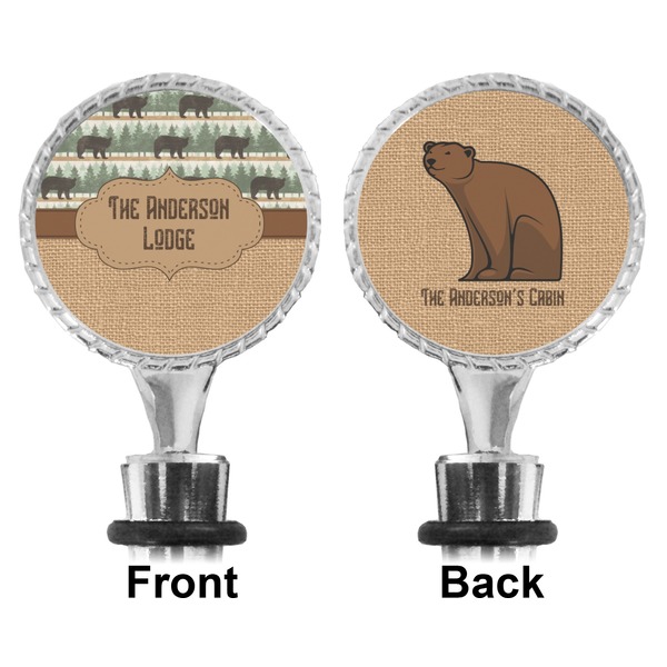 Cabin Bottle Stopper - Front and Back
