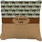 Cabin Faux-Linen Throw Pillow 18" (Personalized)