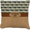Cabin Faux-Linen Throw Pillow 26" (Personalized)