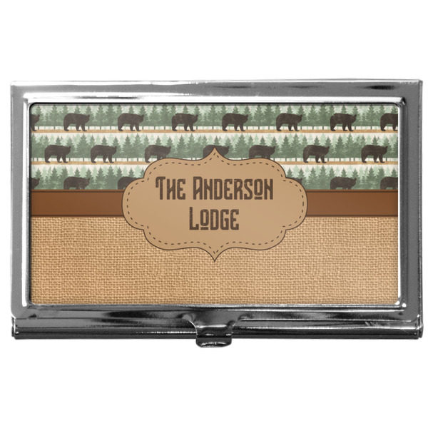 Custom Cabin Business Card Case