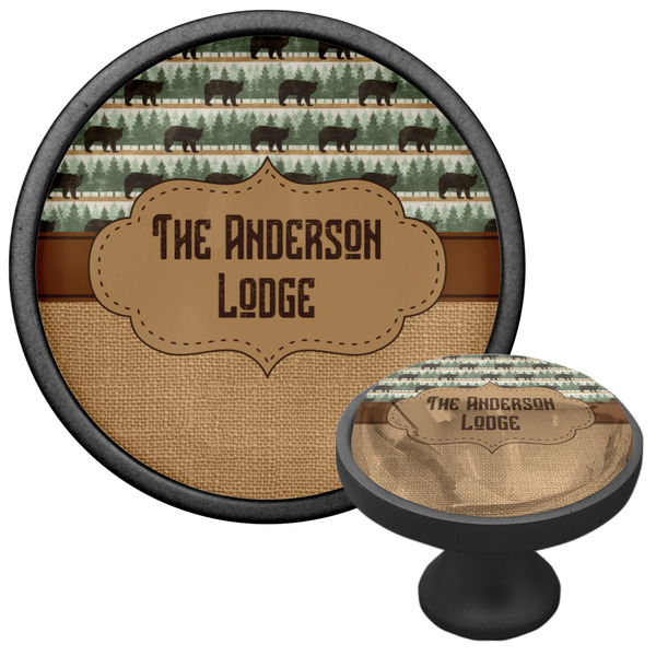 Cabin Cabinet Knob - Black - Multi Angle