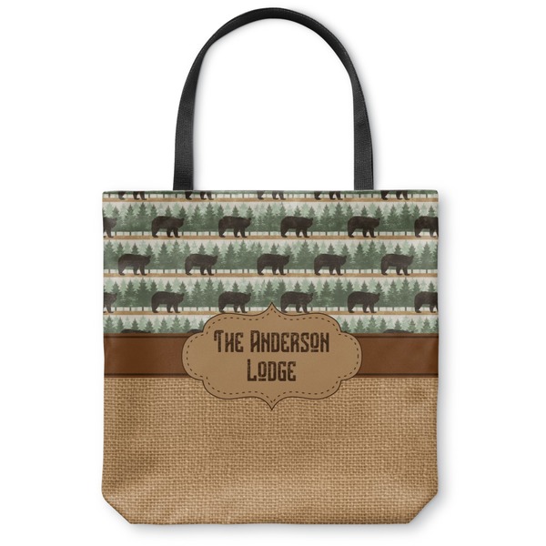 Custom Cabin Canvas Tote Bag (Personalized)