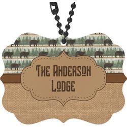 Cabin Rear View Mirror Charm (Personalized)