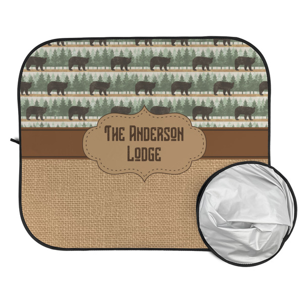 Cabin Car Sun Shades - FOLDED & UNFOLDED