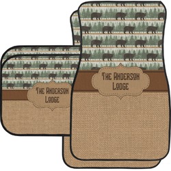 Cabin Car Floor Mats Set - 2 Front & 2 Back (Personalized)