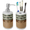 Cabin Ceramic Bathroom Accessories Set (Personalized)