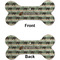 Cabin Ceramic Flat Ornament - Bone Front & Back (APPROVAL)