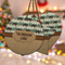 Cabin Ceramic Ornament w/ Name or Text
