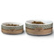 Cabin Ceramic Dog Bowls - Size Comparison