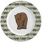 Cabin Ceramic Dinner Plates (Set of 4)