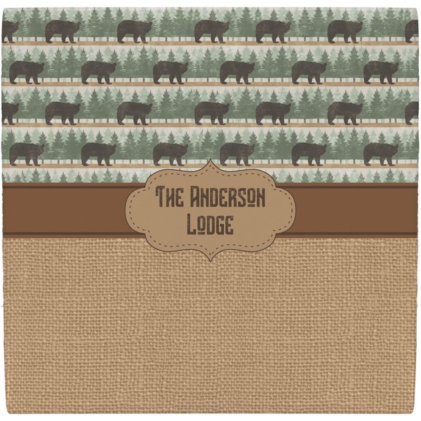 Custom Cabin Ceramic Tile Hot Pad (Personalized)