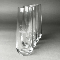 Cabin Champagne Flute - Stemless Engraved (Personalized)
