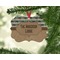 Cabin Christmas Ornament (On Tree)