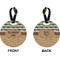 Cabin Circle Luggage Tag (Front + Back)