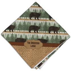 Cabin Cloth Dinner Napkin - Single w/ Name or Text