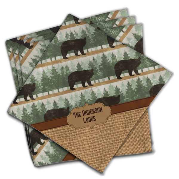 Cabin Cloth Napkins - Personalized Dinner (PARENT MAIN Set of 4)