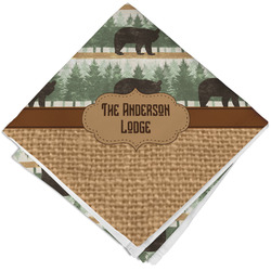 Cabin Cloth Napkin w/ Name or Text