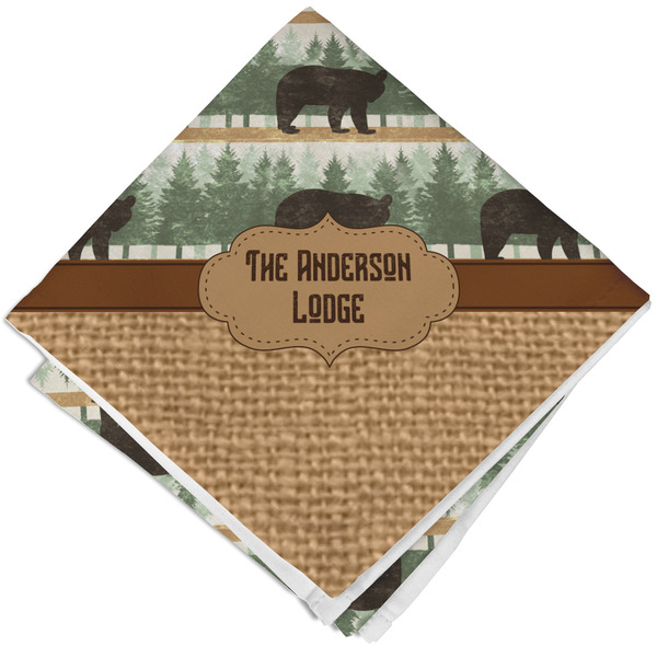 Custom Cabin Cloth Napkin w/ Name or Text
