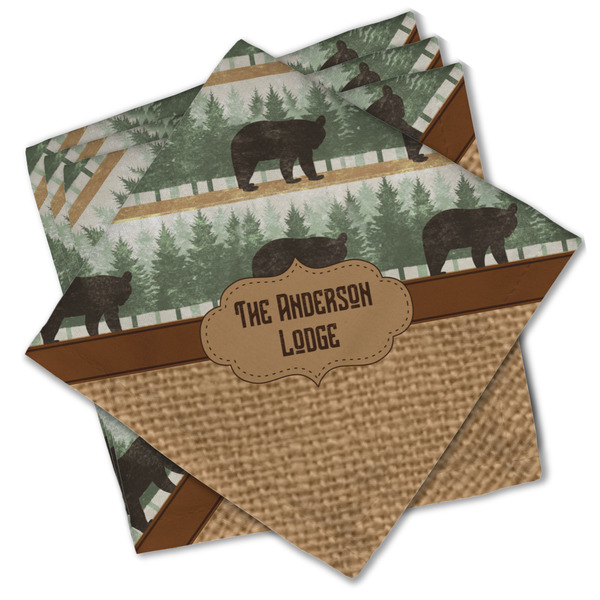 Cabin Cloth Napkins - Personalized Lunch (PARENT MAIN Set of 4)