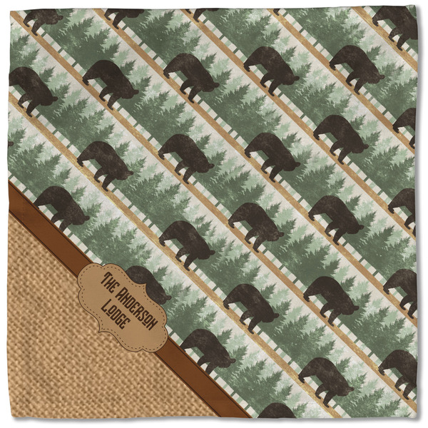 Cabin Cloth Napkins - Personalized Lunch (Single Full Open)