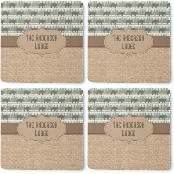 Cabin Coaster Rubber Back - Apvl