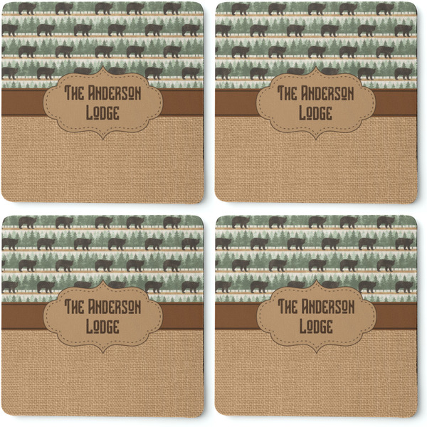 Cabin Coaster Rubber Back - Apvl
