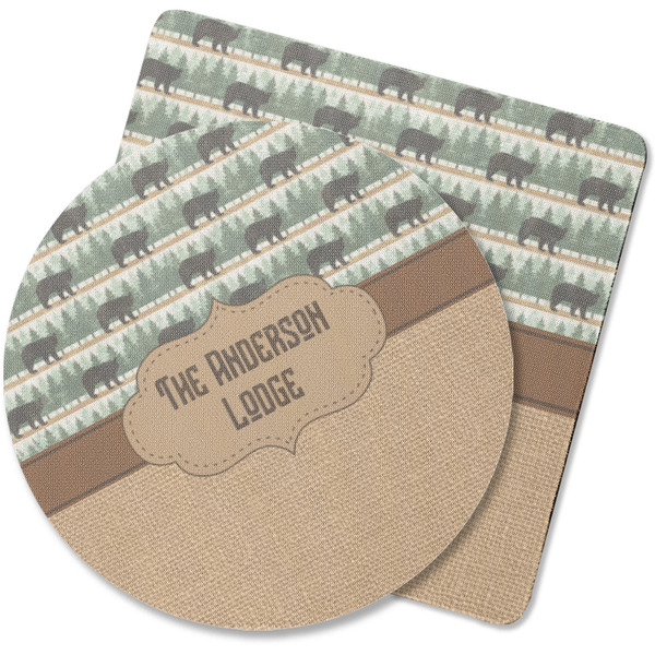 Custom Cabin Rubber Backed Coaster (Personalized)