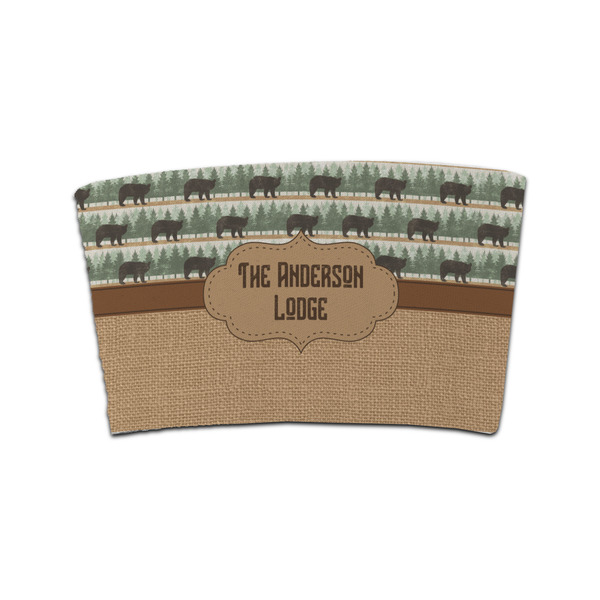 Custom Cabin Coffee Cup Sleeve (Personalized)